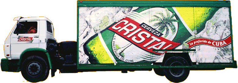 camion de cerveza Cristal